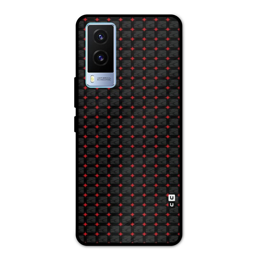 Class With Polka Metal Back Case for Vivo V21e 5G