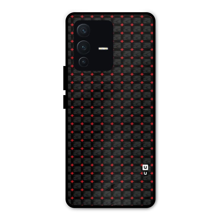 Class With Polka Metal Back Case for Vivo V23 Pro