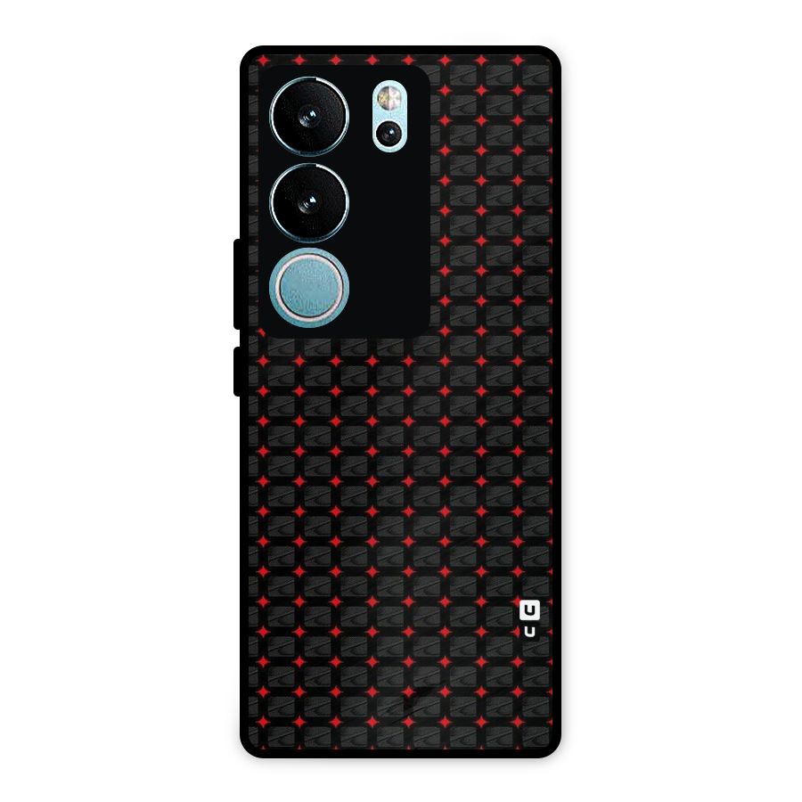 Class With Polka Metal Back Case for Vivo V29 Pro
