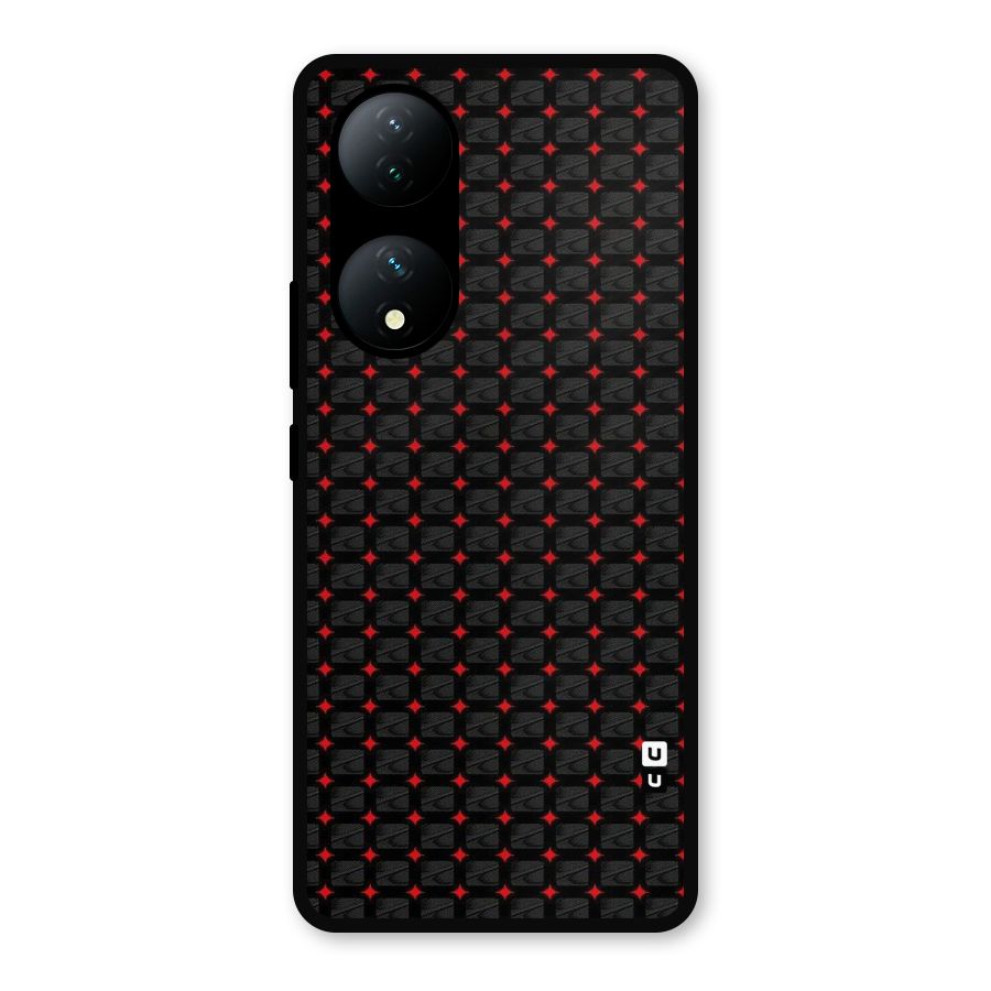 Class With Polka Metal Back Case for Vivo Y100a