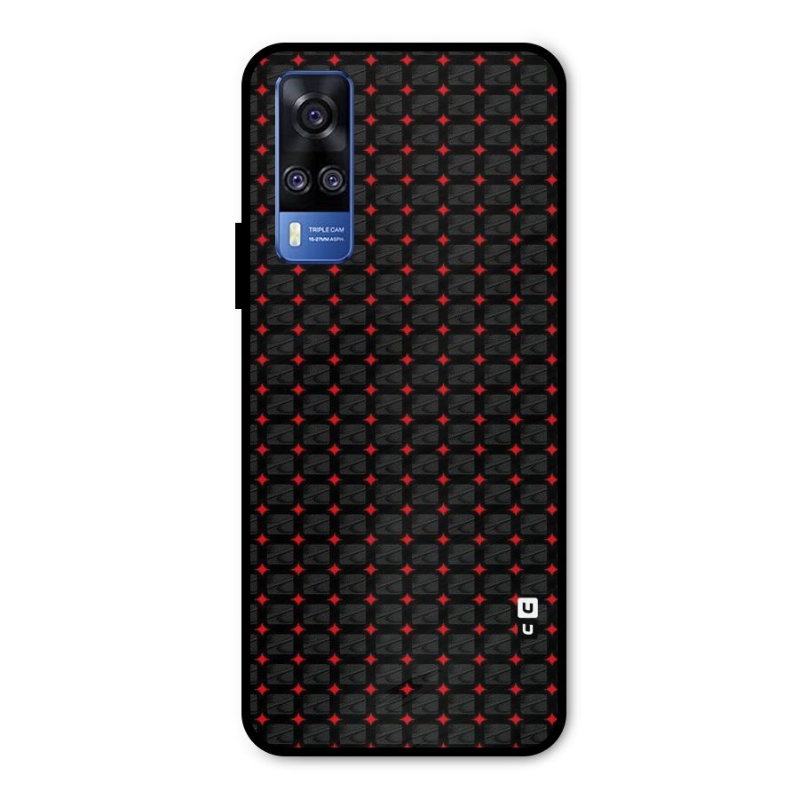 Class With Polka Metal Back Case for Vivo Y31