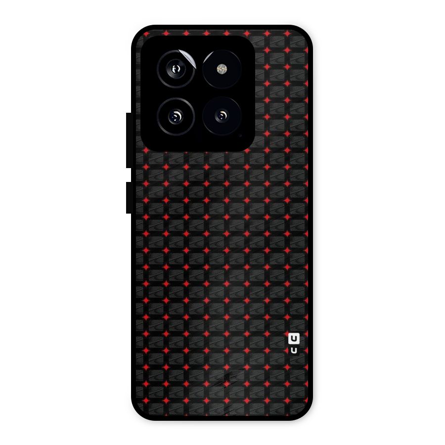 Class With Polka Metal Back Case for Xiaomi 14