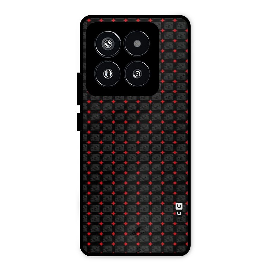 Class With Polka Metal Back Case for Xiaomi 14 Pro