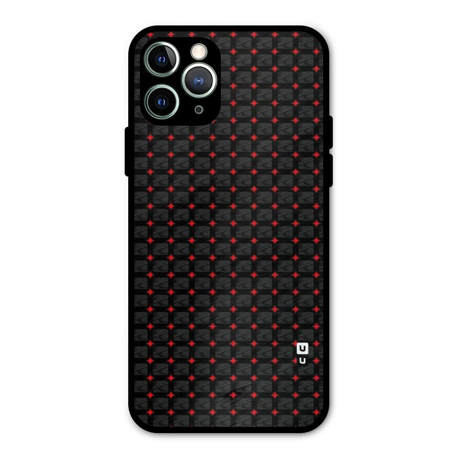 Class With Polka Metal Back Case for iPhone 11 Pro Max