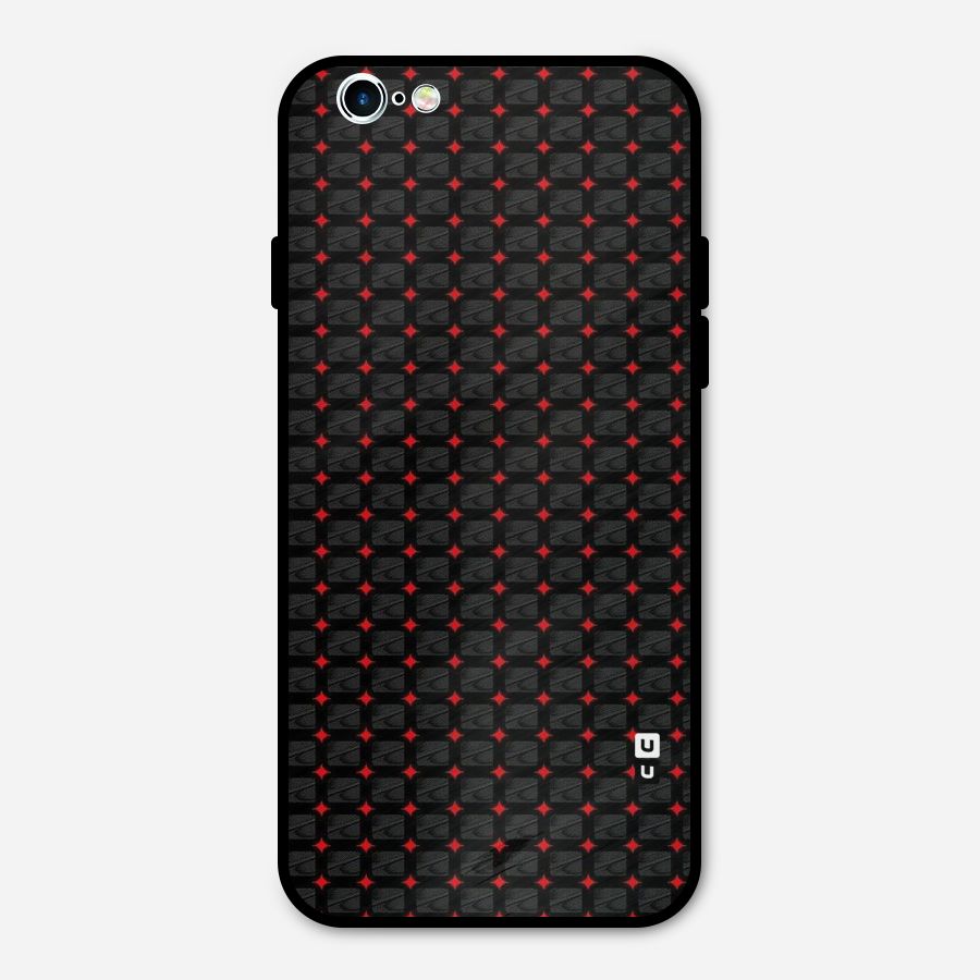 Class With Polka Metal Back Case for iPhone 6 6s