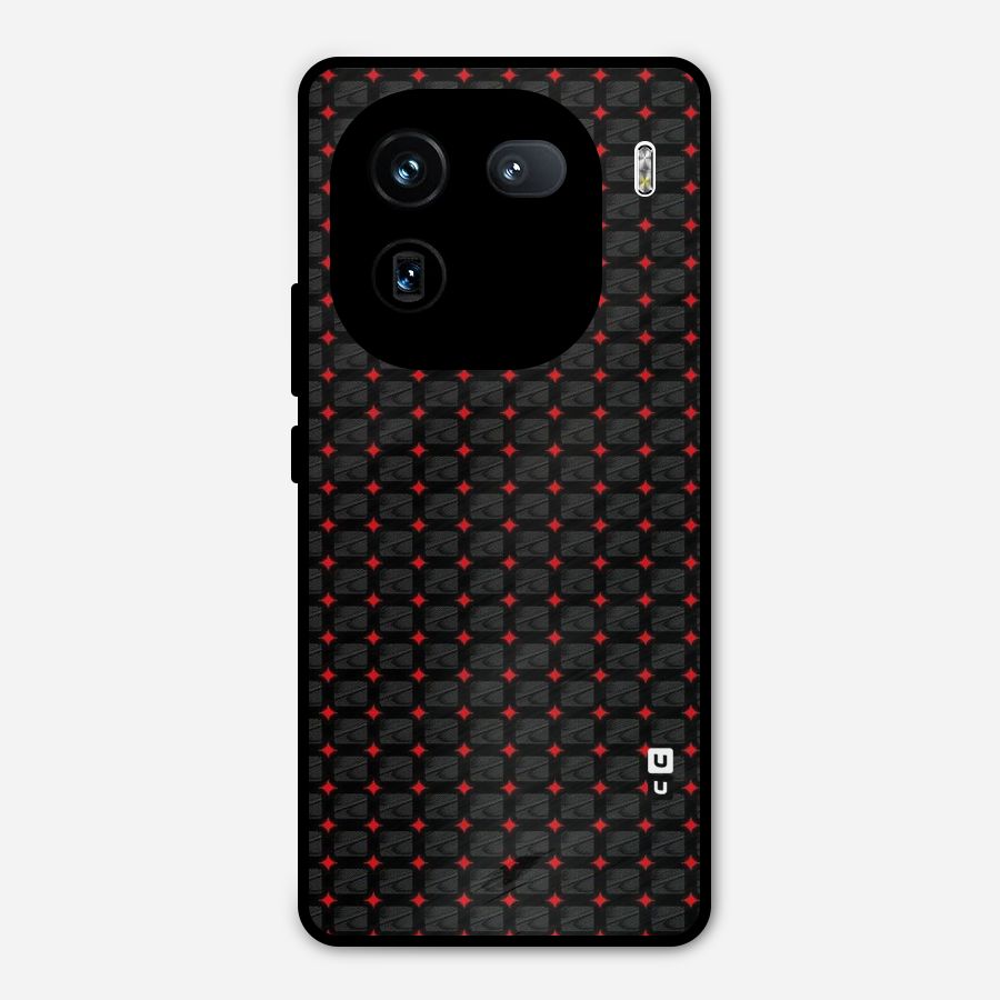 Class With Polka Metal Back Case for iQOO 12