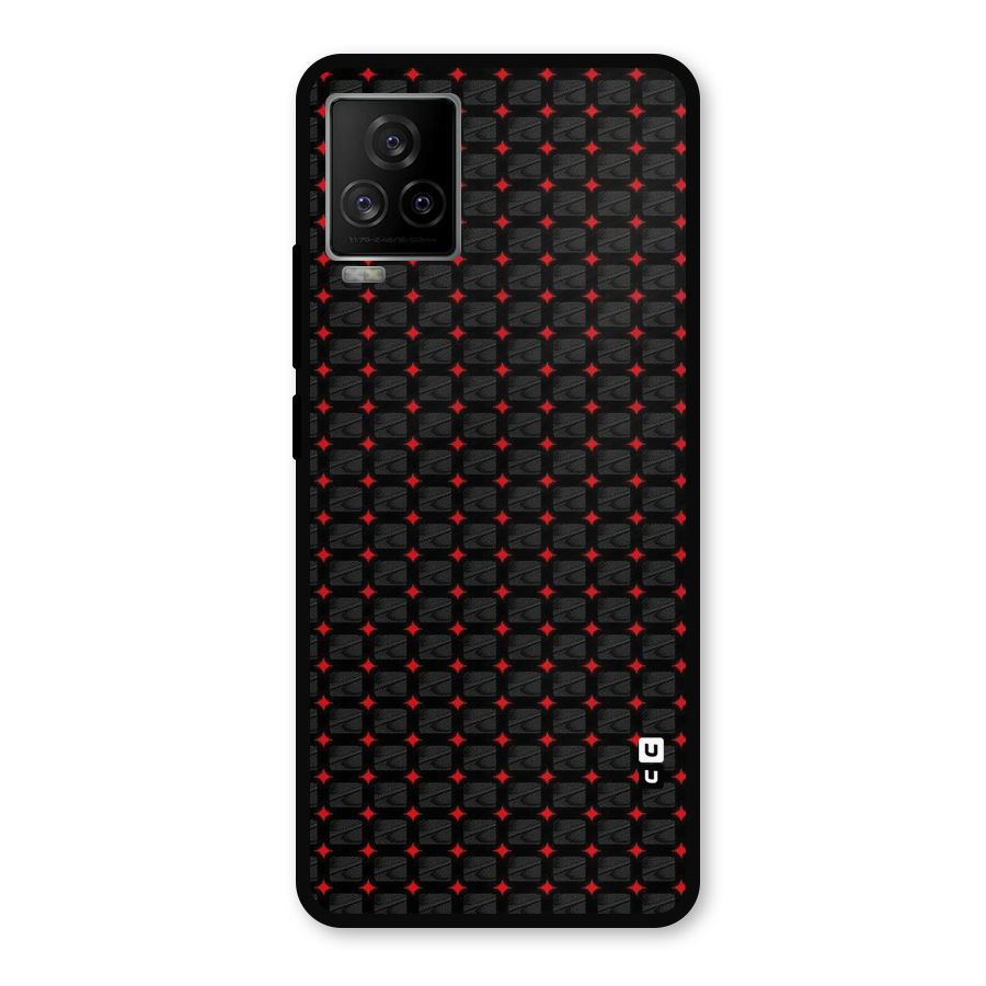 Class With Polka Metal Back Case for iQOO 7 Legend 5G