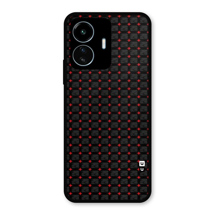 Class With Polka Metal Back Case for vivo iQOO Z6 Lite 5G