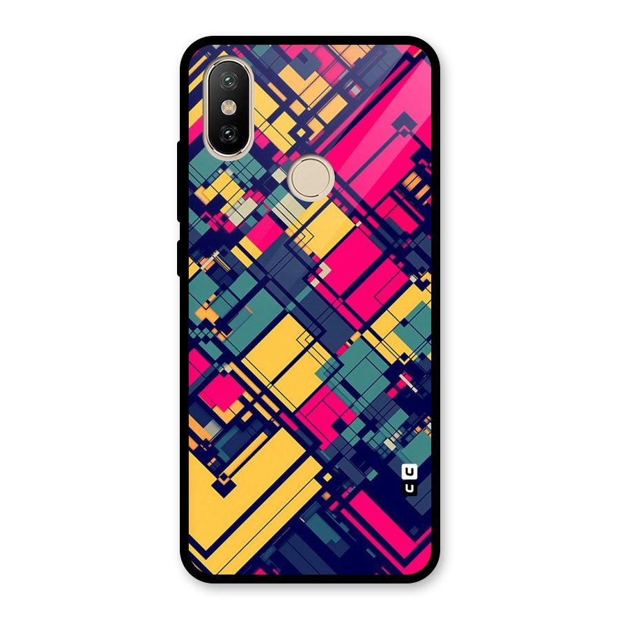 Classic Abstract Coloured Glass Back Case for Redmi A2