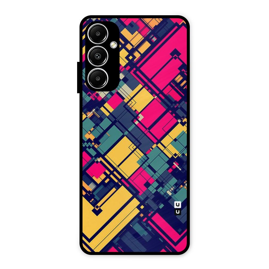 Classic Abstract Coloured Metal Back Case for Galaxy A05s