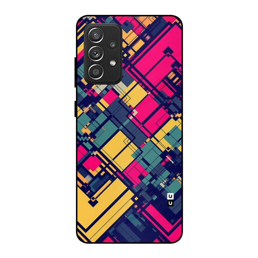 Classic Abstract Coloured Metal Back Case for Galaxy A52s 5G