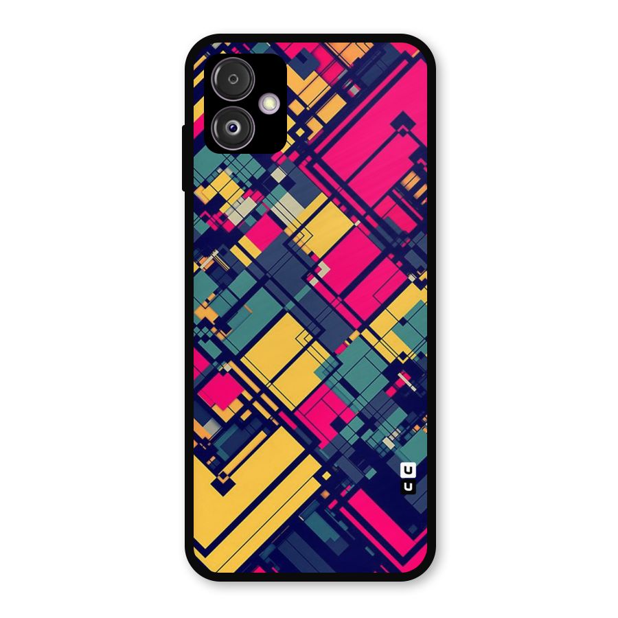 Classic Abstract Coloured Metal Back Case for Galaxy F14