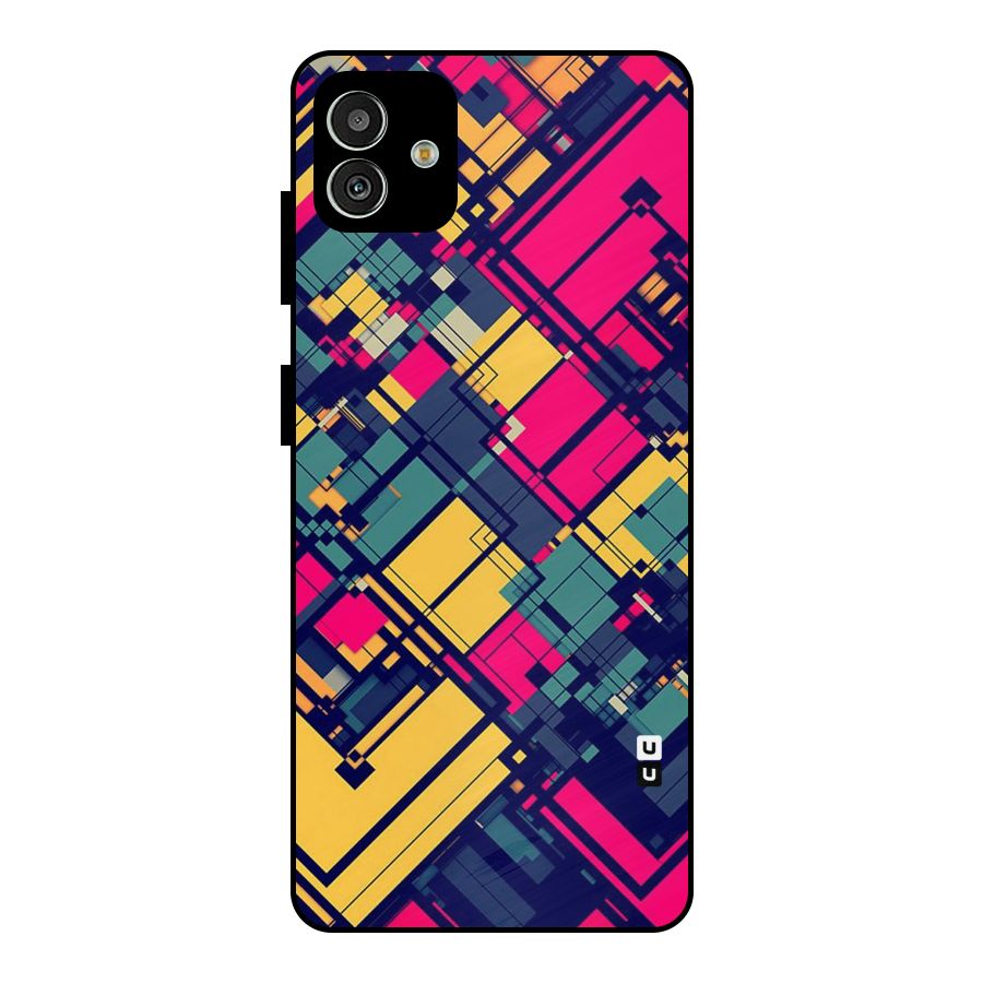 Classic Abstract Coloured Metal Back Case for Galaxy M13 5G