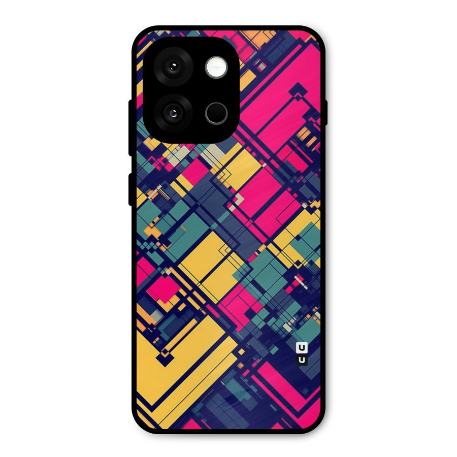 Classic Abstract Coloured Metal Back Case for OnePlus 13s