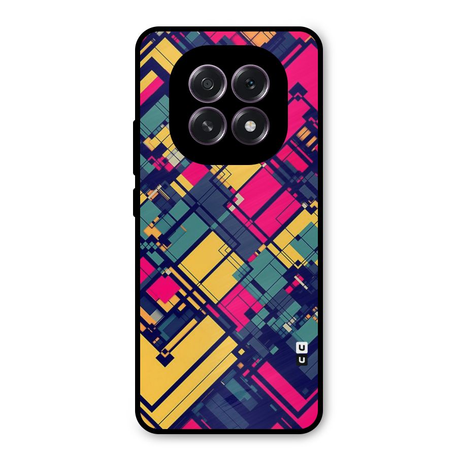Classic Abstract Coloured Metal Back Case for Oppo F29