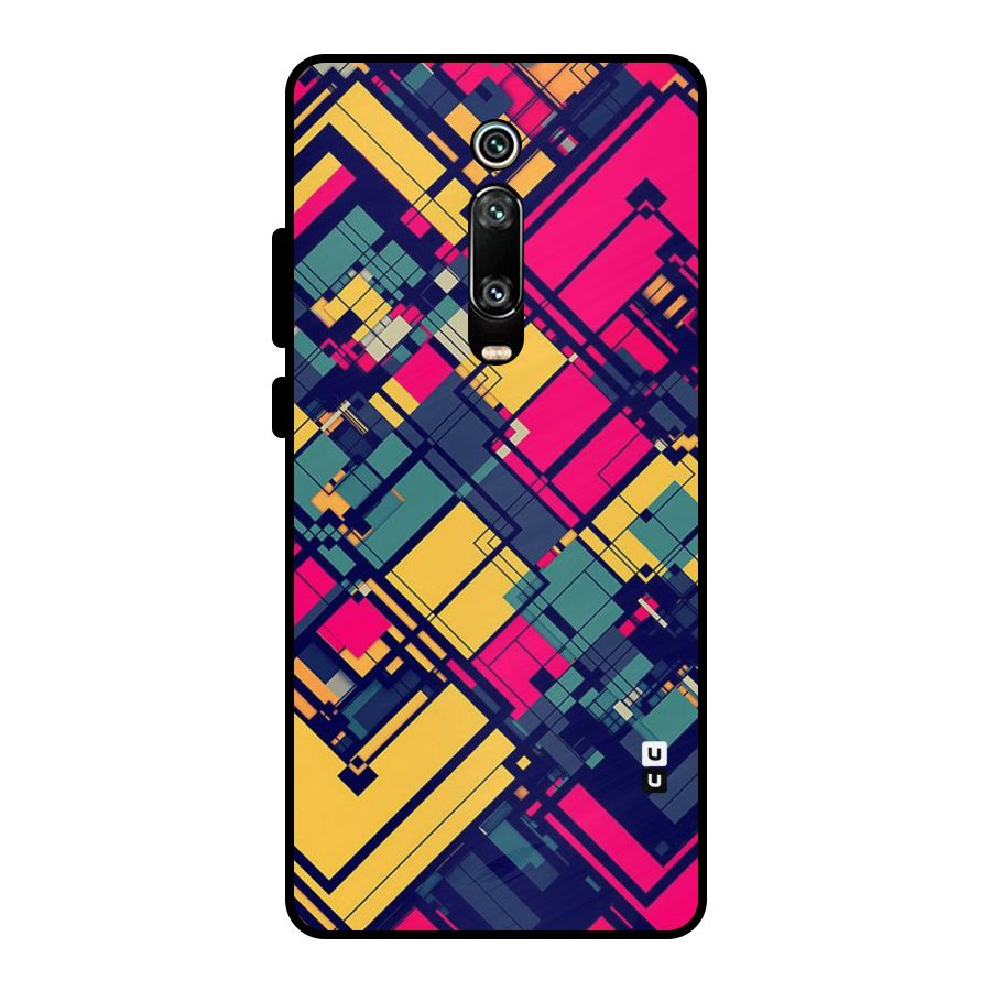 Classic Abstract Coloured Metal Back Case for Redmi K20 Pro