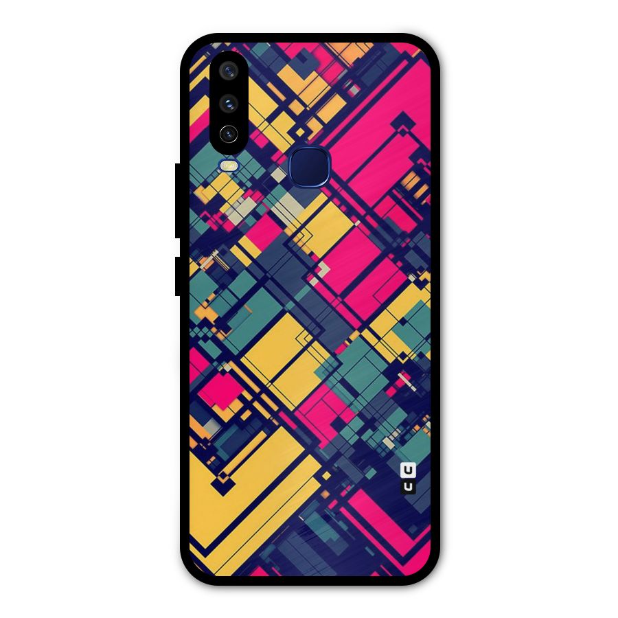 Classic Abstract Coloured Metal Back Case for Vivo V17