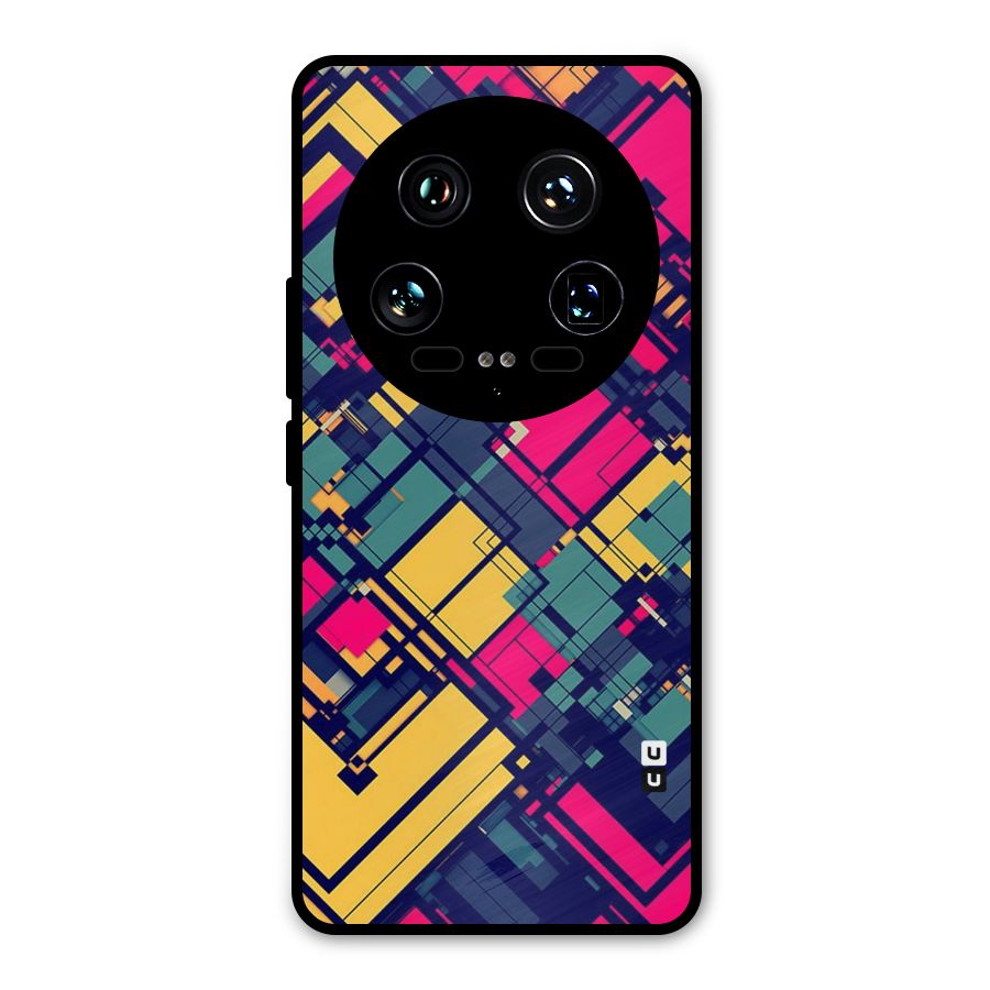 Classic Abstract Coloured Metal Back Case for Xiaomi 14 Ultra