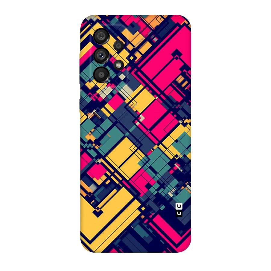 Classic Abstract Coloured Original Polycarbonate Back Case for Galaxy A73 5G