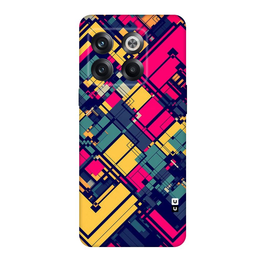 Classic Abstract Coloured Original Polycarbonate Back Case for OnePlus 10T