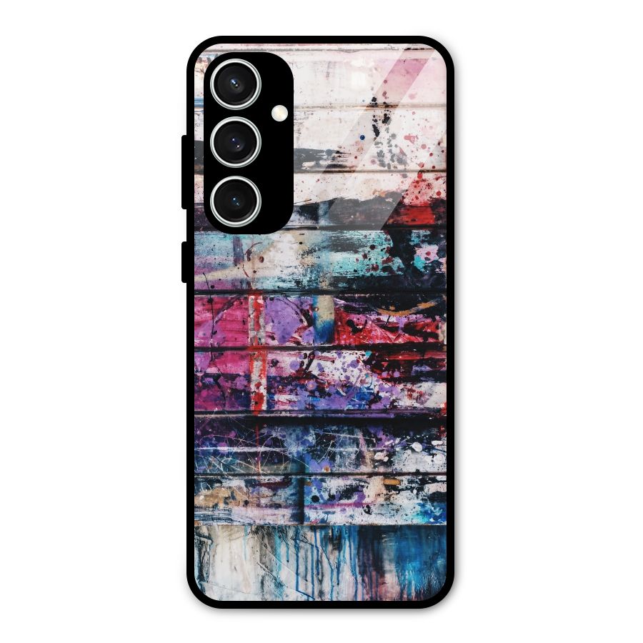 Classic Art Splash Glass Back Case for Galaxy S23 FE