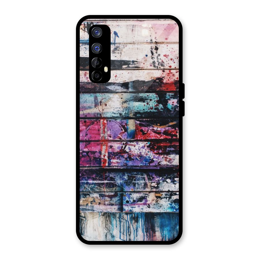 Classic Art Splash Glass Back Case for Realme 7