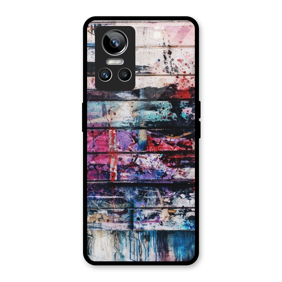 Classic Art Splash Glass Back Case for Realme GT Neo 3