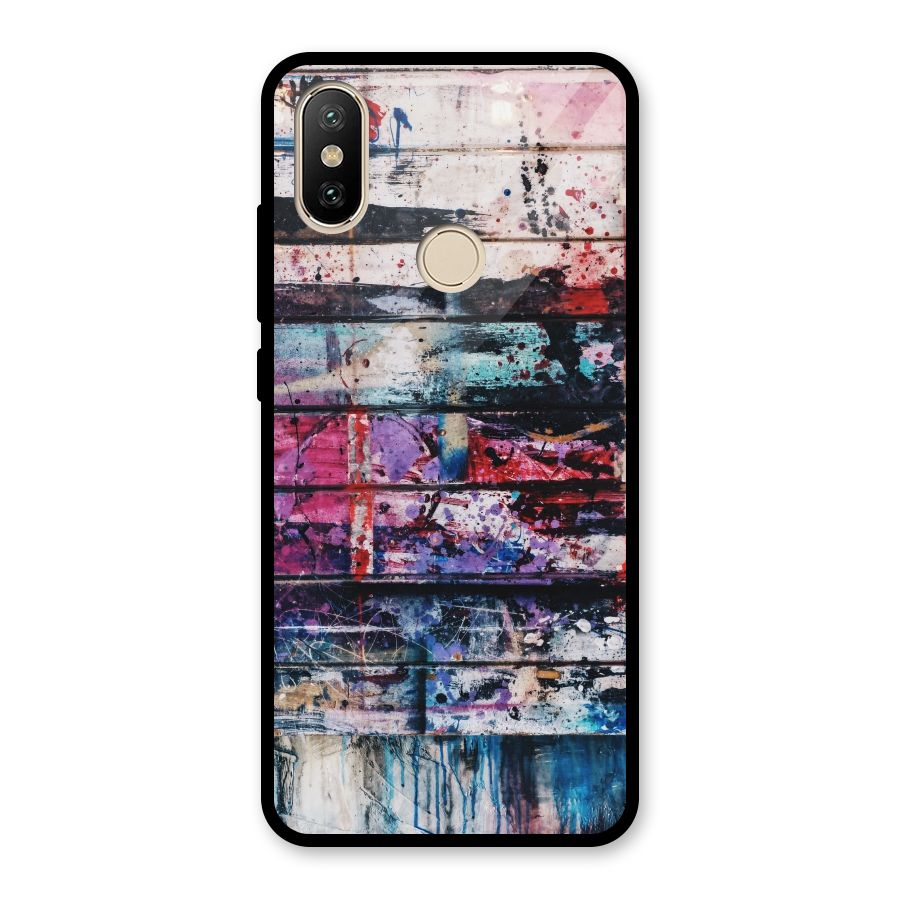 Classic Art Splash Glass Back Case for Redmi A2