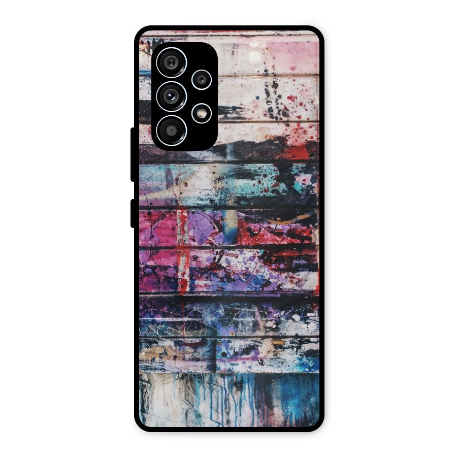 Classic Art Splash Metal Back Case for Galaxy A53 5G