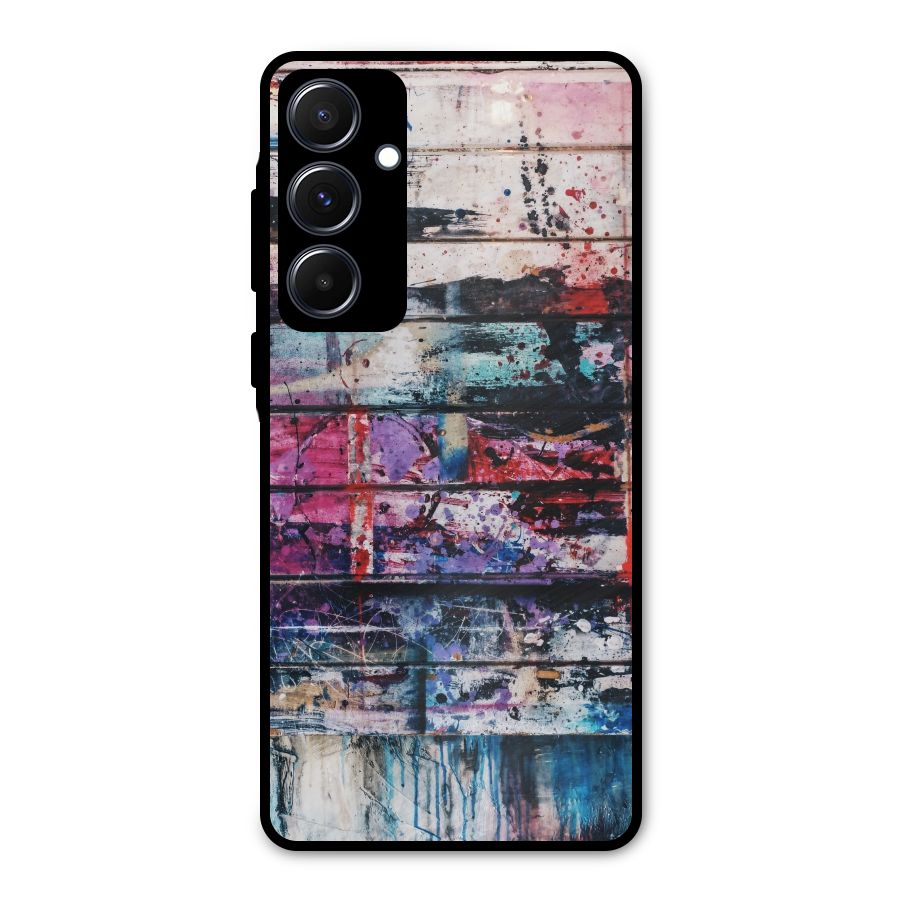 Classic Art Splash Metal Back Case for Galaxy A55