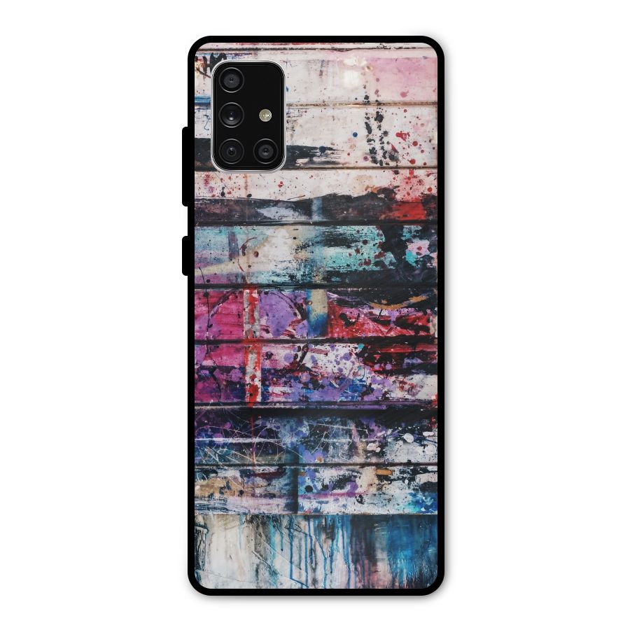 Classic Art Splash Metal Back Case for Galaxy A71