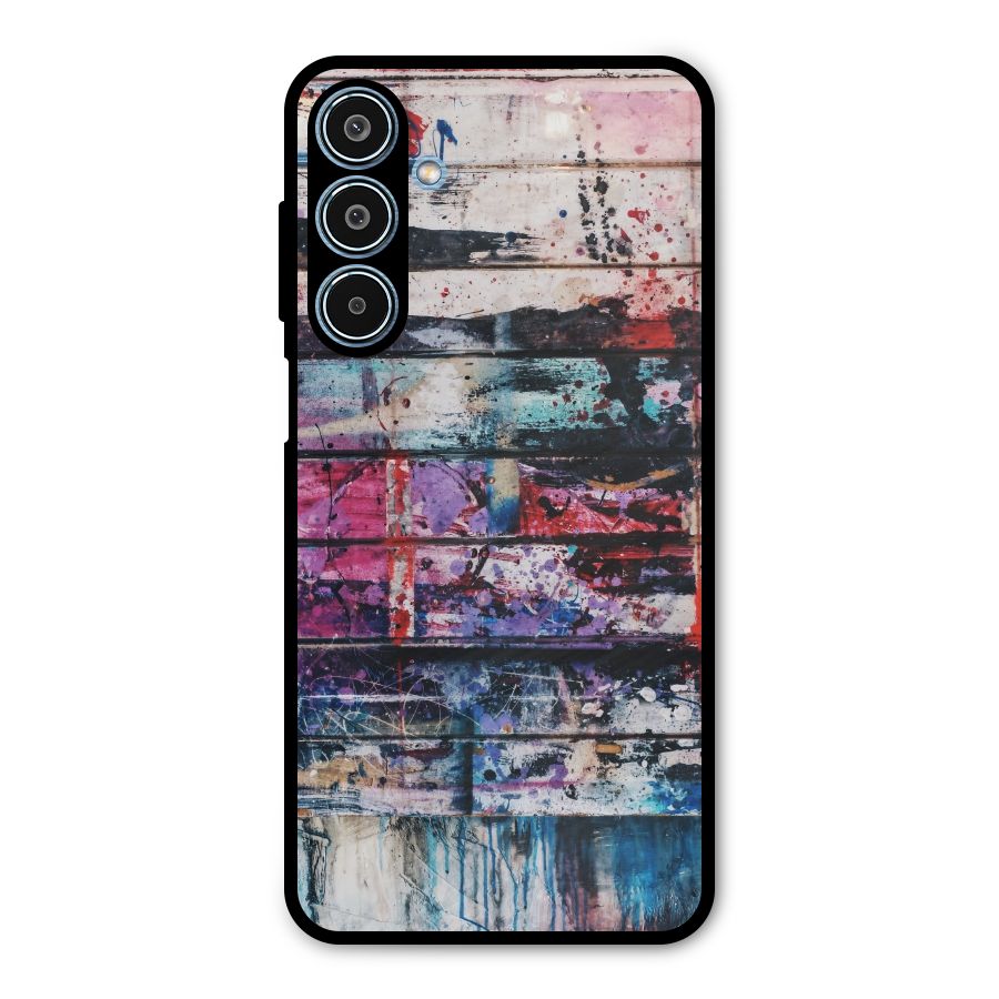 Classic Art Splash Metal Back Case for Galaxy M35