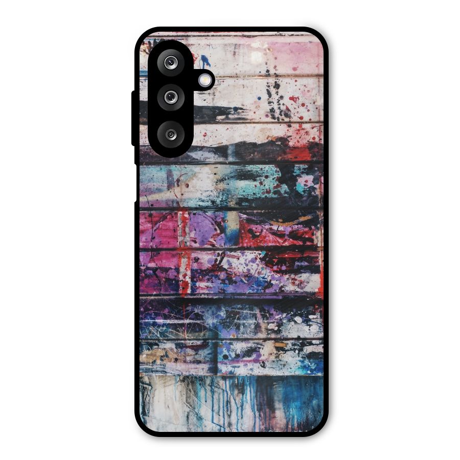 Classic Art Splash Metal Back Case for Galaxy M36