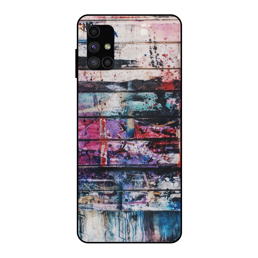 Classic Art Splash Metal Back Case for Galaxy M51