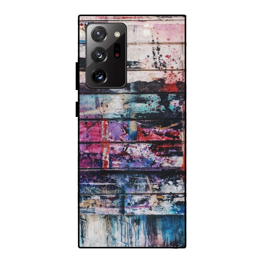 Classic Art Splash Metal Back Case for Galaxy Note 20 Ultra