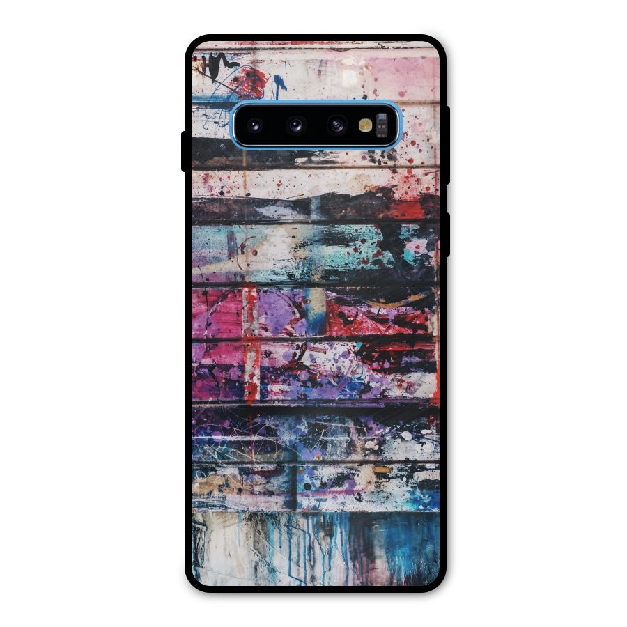 Classic Art Splash Metal Back Case for Galaxy S10