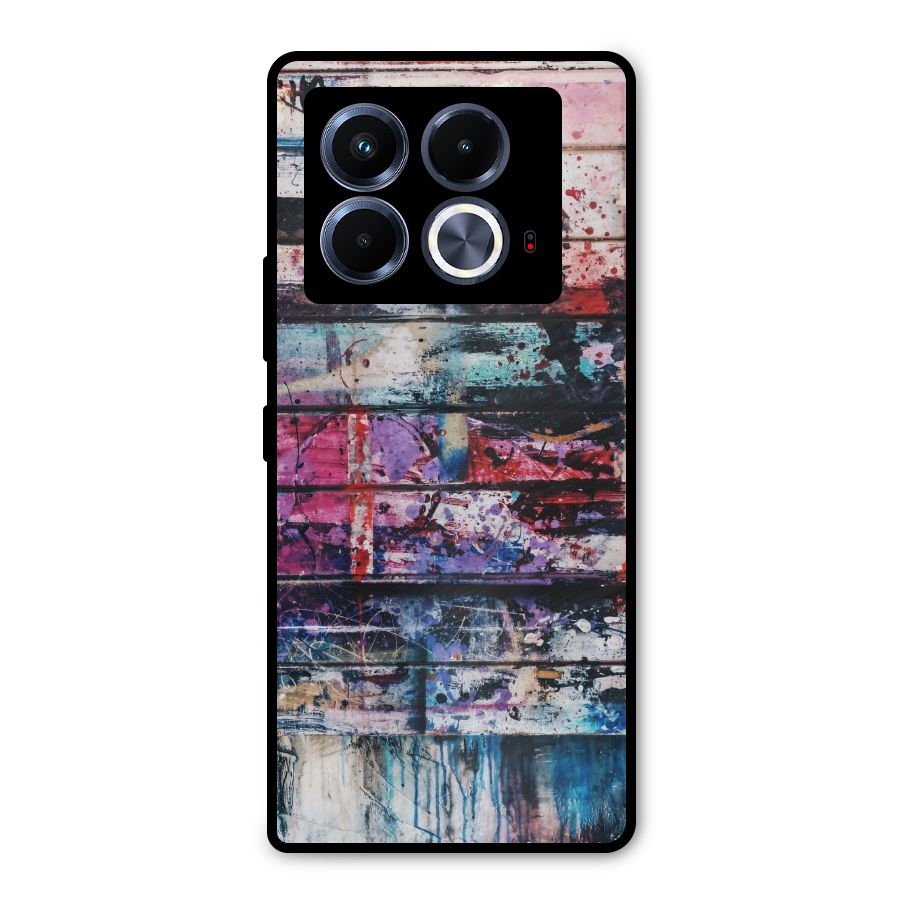 Classic Art Splash Metal Back Case for Infinix Note 40 5G