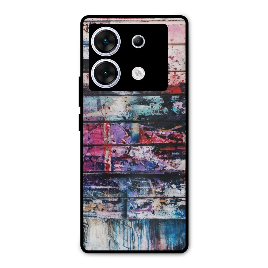 Classic Art Splash Metal Back Case for Infinix Zero 30 5G