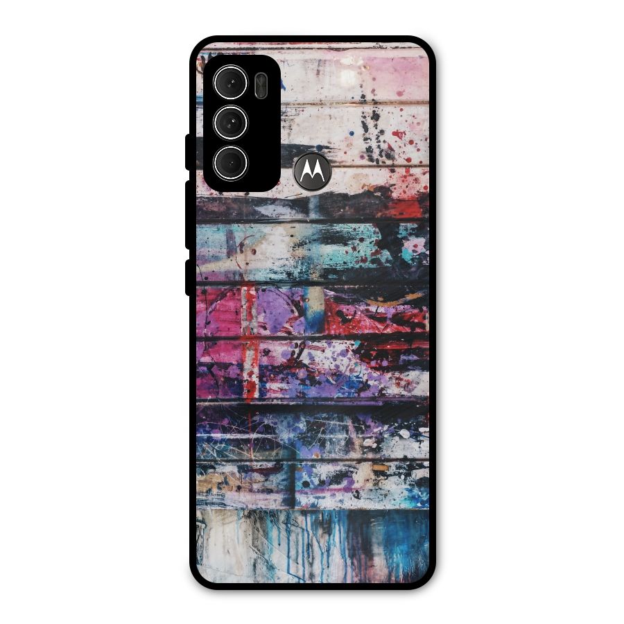 Classic Art Splash Metal Back Case for Moto G60