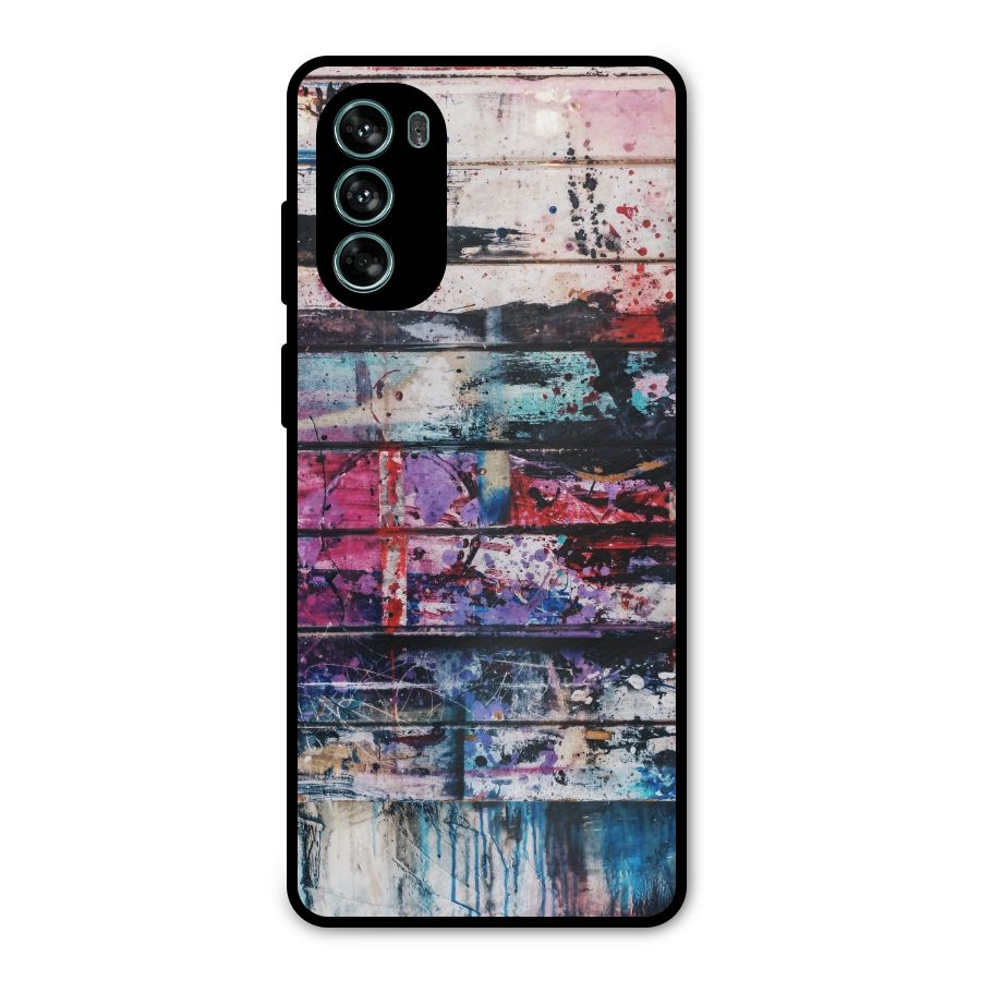 Classic Art Splash Metal Back Case for Moto G62