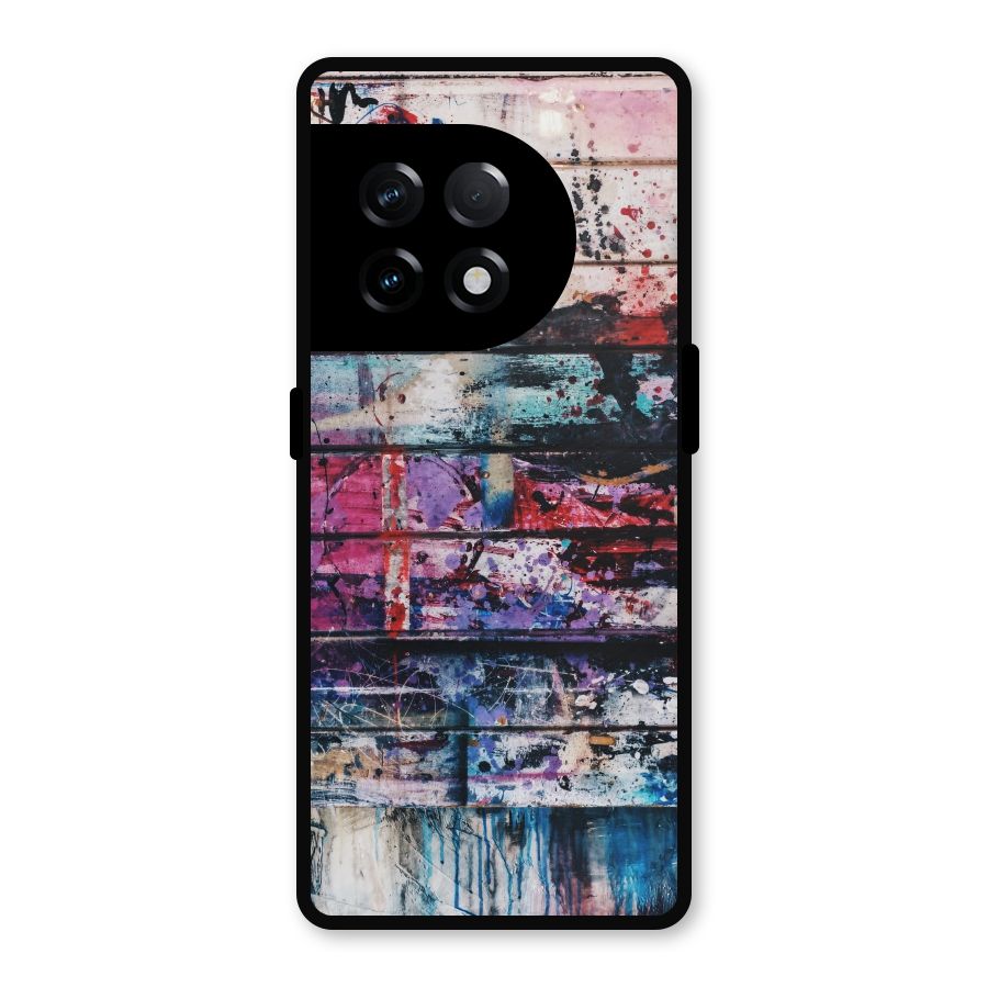 Classic Art Splash Metal Back Case for OnePlus 11R