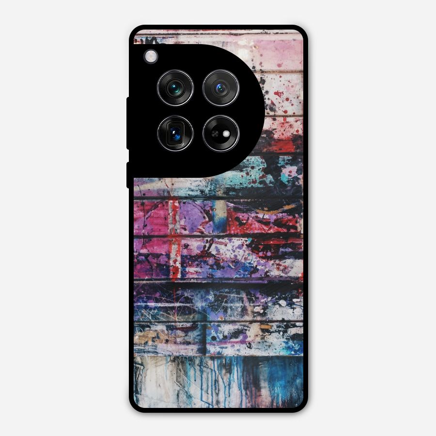 Classic Art Splash Metal Back Case for OnePlus 12