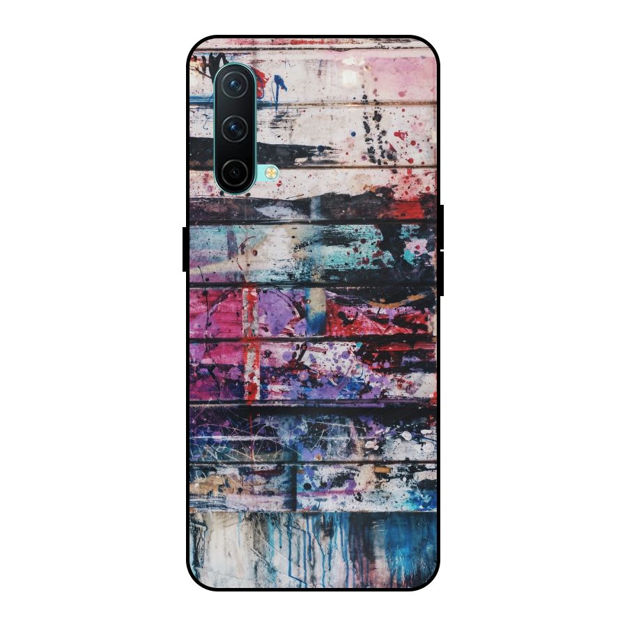 Classic Art Splash Metal Back Case for OnePlus Nord CE 5G