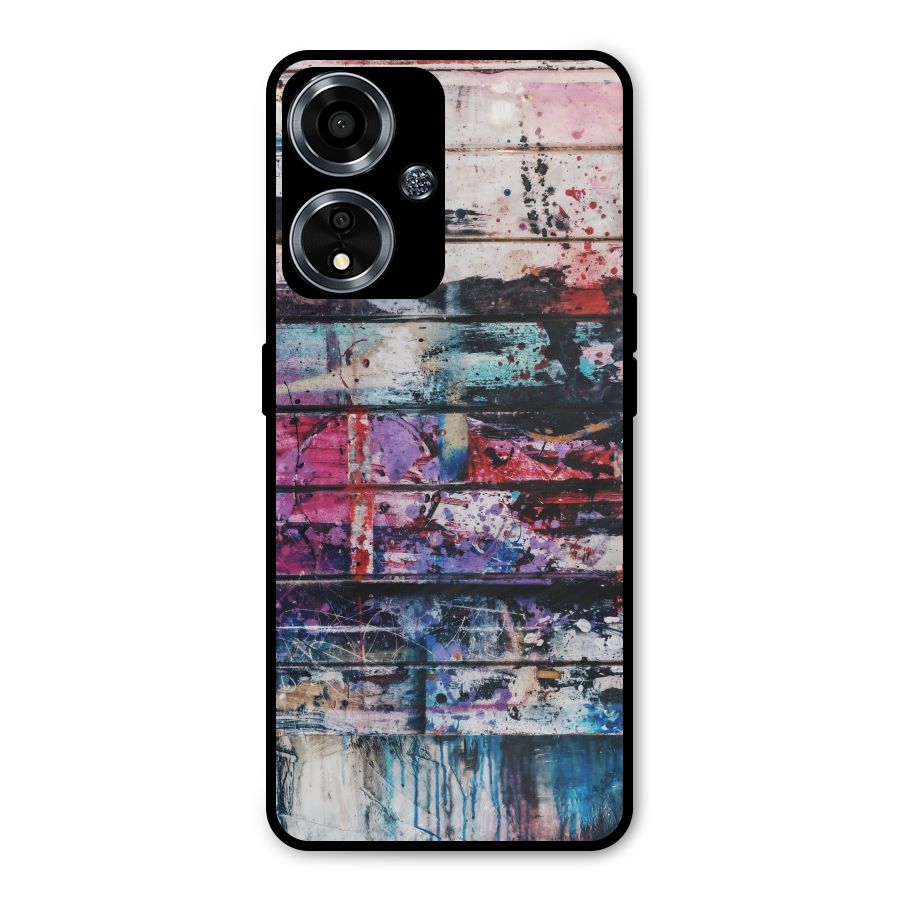 Classic Art Splash Metal Back Case for Oppo A59