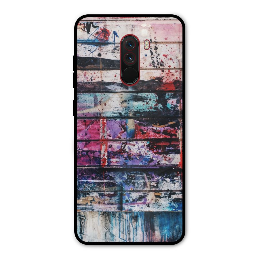 Classic Art Splash Metal Back Case for Poco F1
