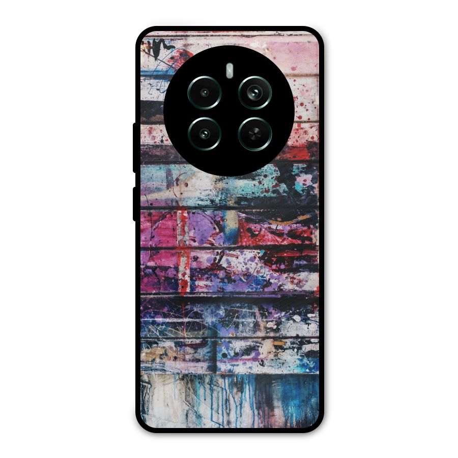 Classic Art Splash Metal Back Case for Realme 12 Pro Plus