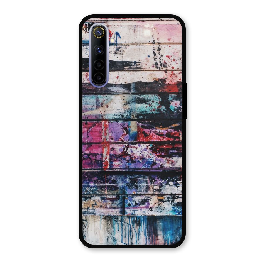 Classic Art Splash Metal Back Case for Realme 6