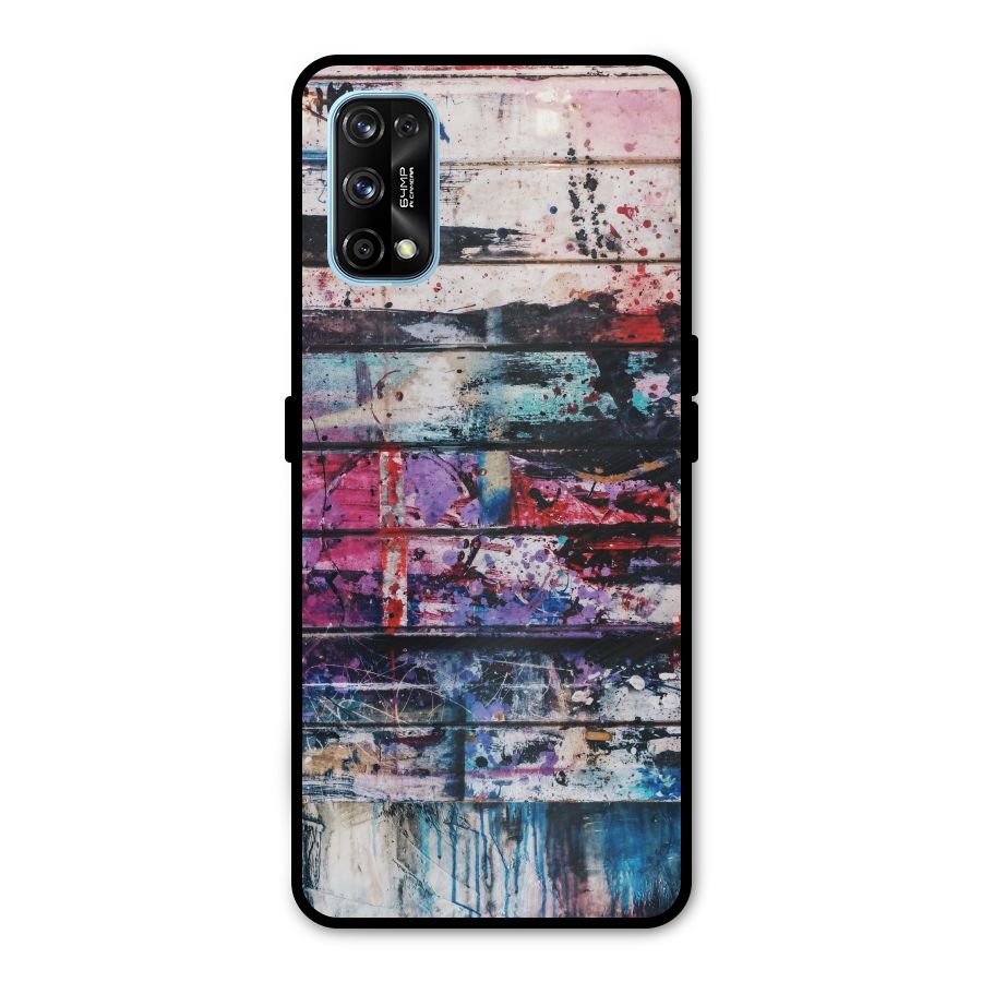 Classic Art Splash Metal Back Case for Realme 7 Pro