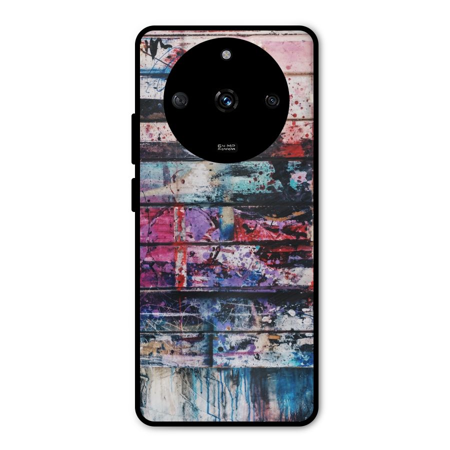 Classic Art Splash Metal Back Case for Realme Narzo 60 5G
