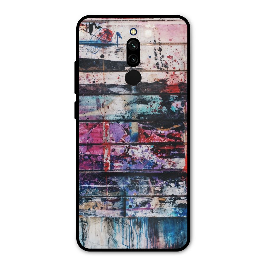 Classic Art Splash Metal Back Case for Redmi 8